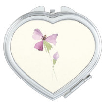 Espejo compacto de puple Petals