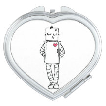 Espejo compacto del corazón robótico