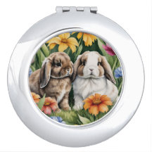 Dos conejos pequeños conejitos