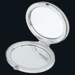Espejo Compacto En blanco - Crea tu propio Personalizado<br><div class="desc">Crea tus propios suministros de belleza incluyendo espejos compactos,  arte de uñas y más!</div>