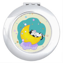 Gato Kitty De Tuxedo Tonto Durmiendo En La Luna