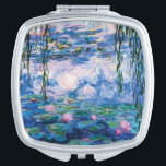 Espejo Compacto Lirios de agua de Claude Monet<br><div class="desc">Lirios de agua de Claude Monet.
 Visite por favor mi tienda para un diseño más interesante y más => bien escogido zazzle.com/iwheels del color</div>