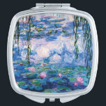 Espejo Compacto Lirios de agua de Claude Monet<br><div class="desc">Lirios de agua de Claude Monet.
 Visite por favor mi tienda para un diseño más interesante y más => bien escogido zazzle.com/iwheels del color</div>