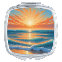 Puesta de sol en el océano