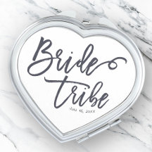 Tribu de novias moderna y sencilla manuscrita