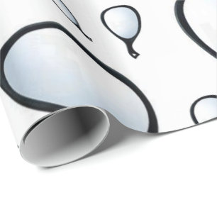 Espejo de mano de papel de regalo brillante estili