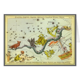 Espejo de Urania, mapa celeste de astronomía vinta