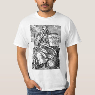 Espejo que adula no la camiseta del valor