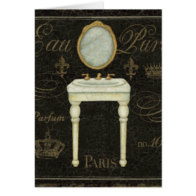 Espejo y fregadero del vintage (Frente)