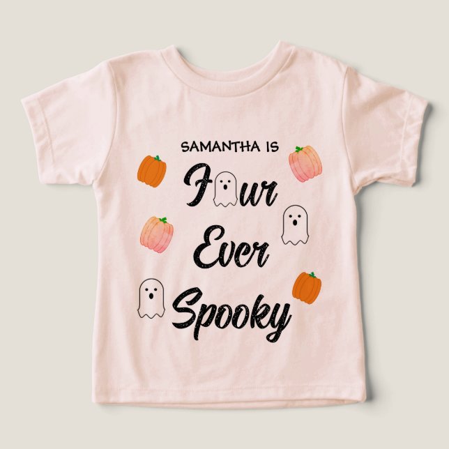 Espeluznante 4º cumpleaños (Diseño delantero )