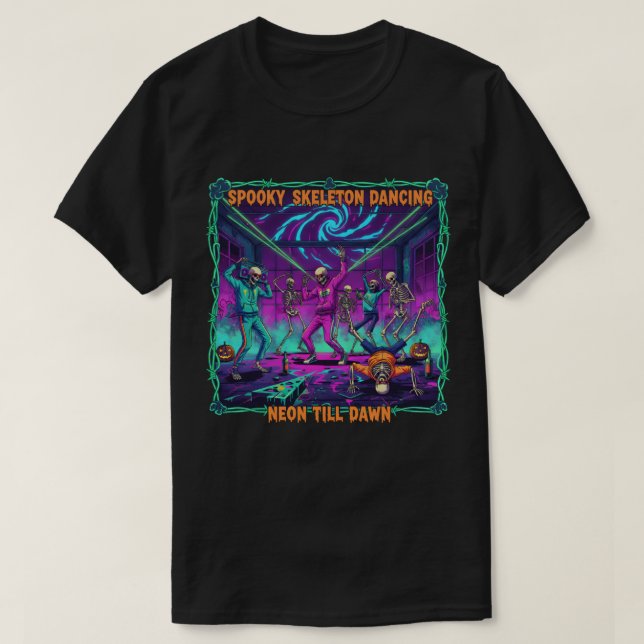 Espeluznante Camiseta bailando (Diseño del anverso)