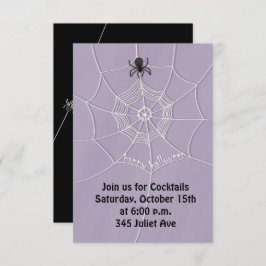 Espeluznante en la invitación a la web de Spider
