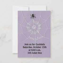 Espeluznante en la invitación a la web de Spider