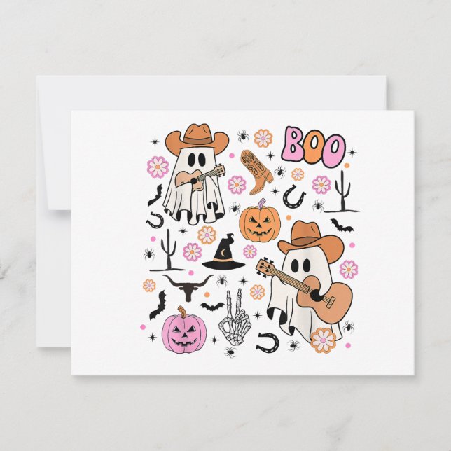Espeluznante fantasma adormecido boo occidental de (Anverso)