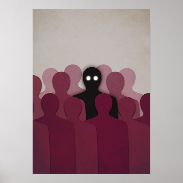 Espeluznante Fantasma De Arte De Horror En La Mult (Frente)