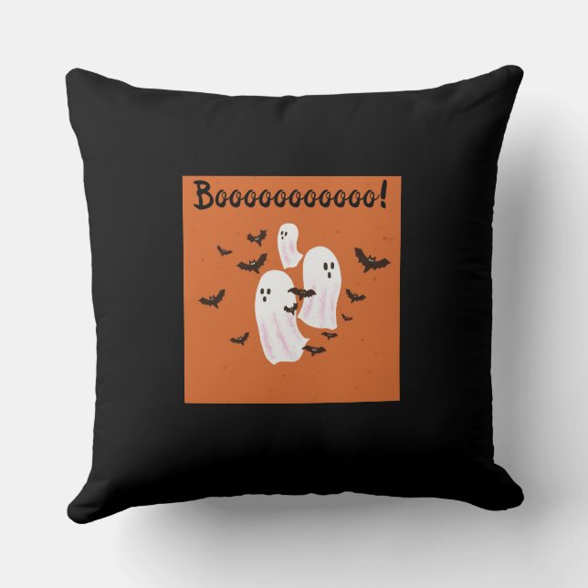 Espeluznante Fantasma Halloween almohada de decora (Reverso )