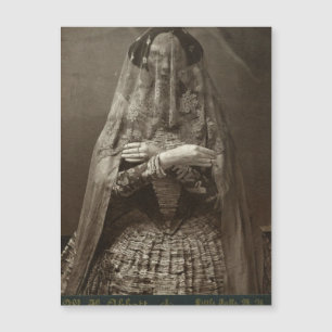 Espeluznante fotografía victoriana de una mujer mu