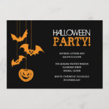 Espeluznante invitación a fiesta de Halloween