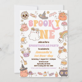 Espeluznante invitación fantasma de Halloween
