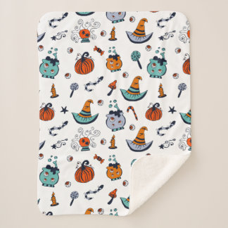 Espeluznante manta del Sherpa Halloween