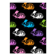 Espeluznante Patrón de conejito de Pascua