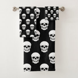 Espeluznante Patrón Fantasma En Halloween Negro