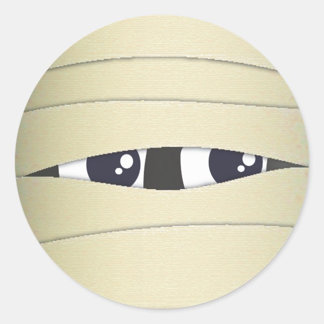 Espeluznante Pegatina de Halloween (Anverso)