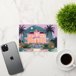 Espeluznante tarjeta de felicitación Tropical Hall