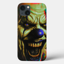 Espeluznante y malvado payaso iPhone 13 funda