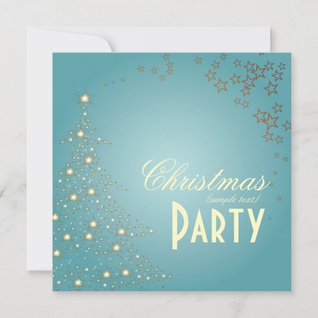 Espeluznantes invitaciones para fiestas y árboles  (Anverso)