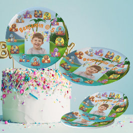 espeluznantes platos de papel de cumpleaños de hal