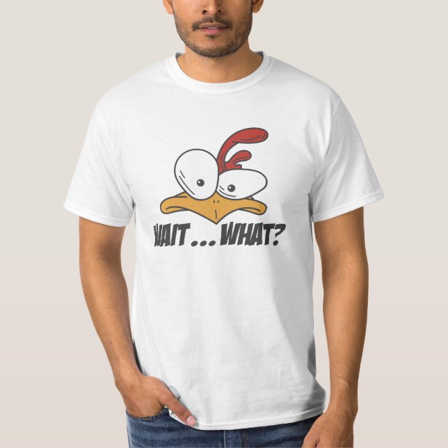 Espera... ¿Qué? Diseño de camiseta para animales (Anverso)