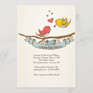 Esperamos la invitación Baby Shower de las parejas