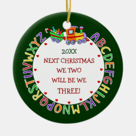 Esperando 1.ᵉʳ Navidades Regalos Ornamentos