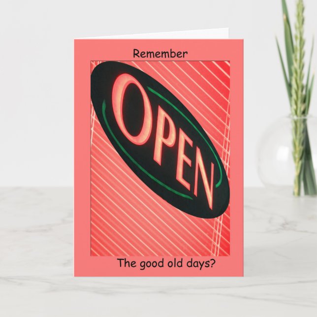 Esperando a que el mundo abra la tarjeta (Anverso)