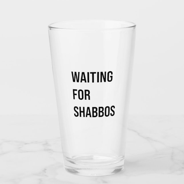 Esperando a Shabbos Hanukkah Jewish Funny (Anverso)