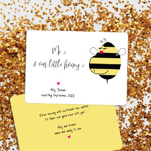 Esperando Invitación de embarazo de Mama Bee