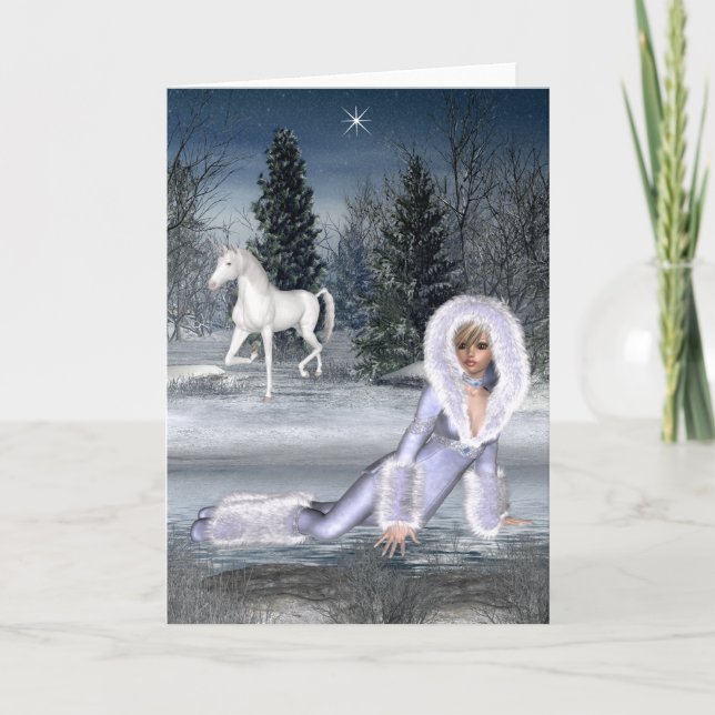 Esperando la Estrella - Tarjeta de felicitación de (Anverso)