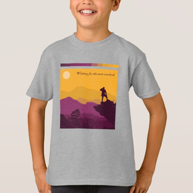 Esperando la siguiente camiseta de Overlook Kid (Anverso)
