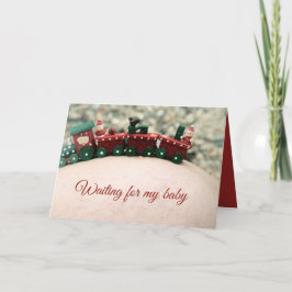 Esperando la tarjeta de Navidades de maternidad de