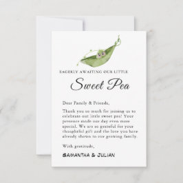 Esperando nuestra dulce carta de agradecimiento