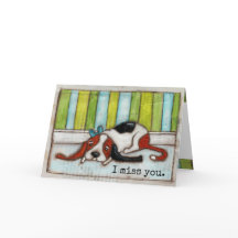 Esperando pacientemente - Tarjeta de felicitación