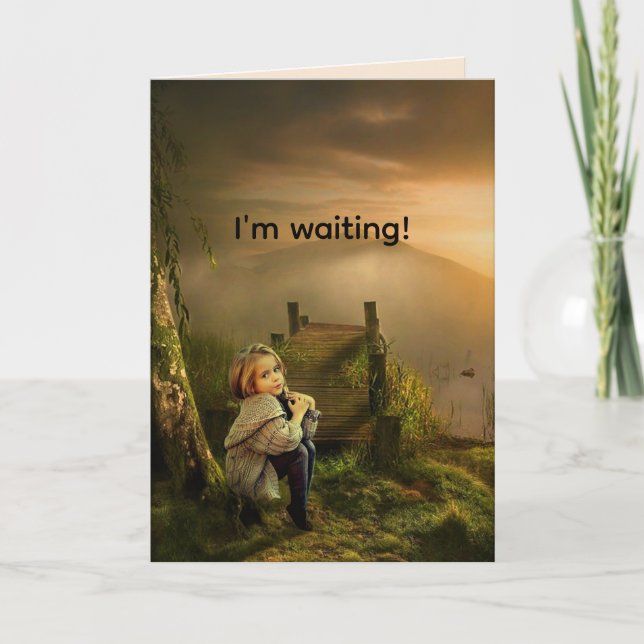 ESPERANDO PENSAR EN TU TARJETA DE DESAPARECIMIENTO (Anverso)