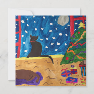 Esperando tarjeta de Navidades planos de Navidades