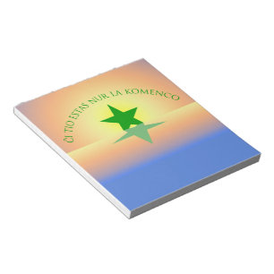 Esperanto: Apenas la libreta del principio