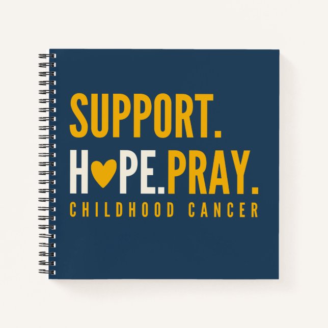 esperanza de apoyo al cáncer infantil Diario de no (Anverso)