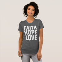 ESPERANZA DE LA FE AMAR camisetas cristianas