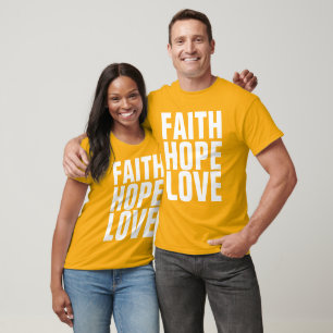 ESPERANZA DE LA FE AMAR camisetas cristianas
