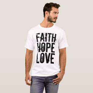 ESPERANZA DE LA FE AMAR camisetas cristianas