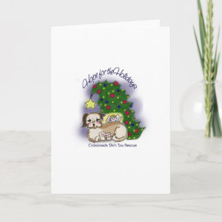 Esperanza de la tarjeta de los días de fiesta con